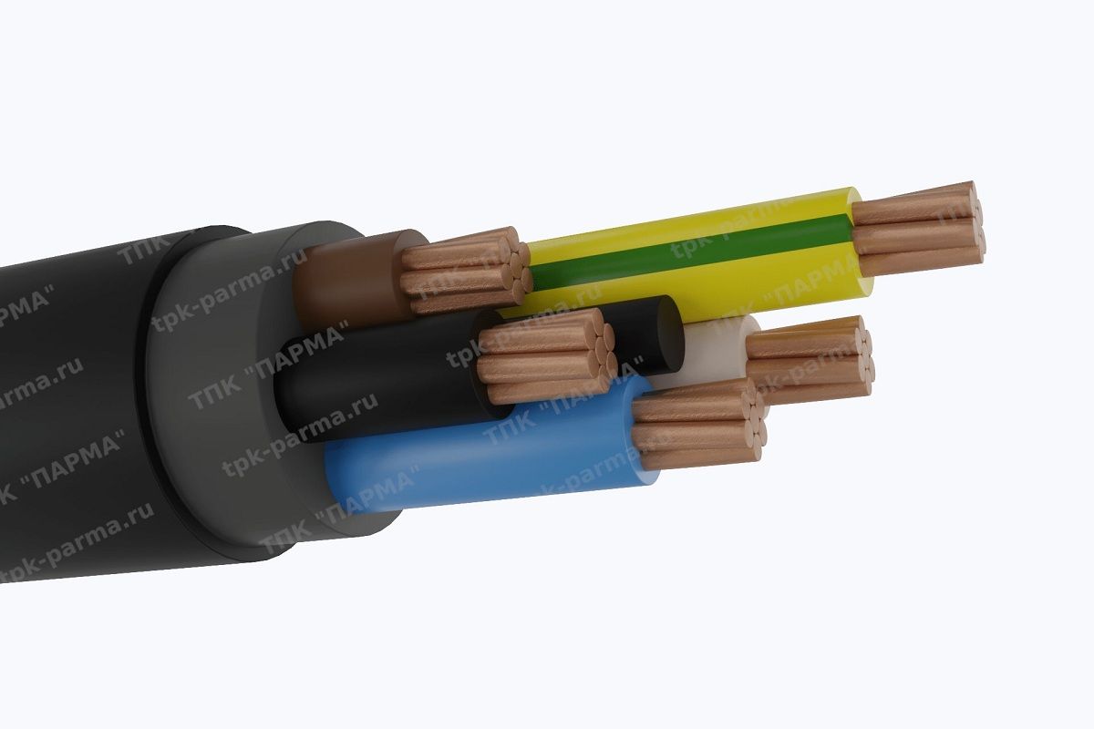 Фотография провода Кабель ППГнг(A)-HF 5х2,5